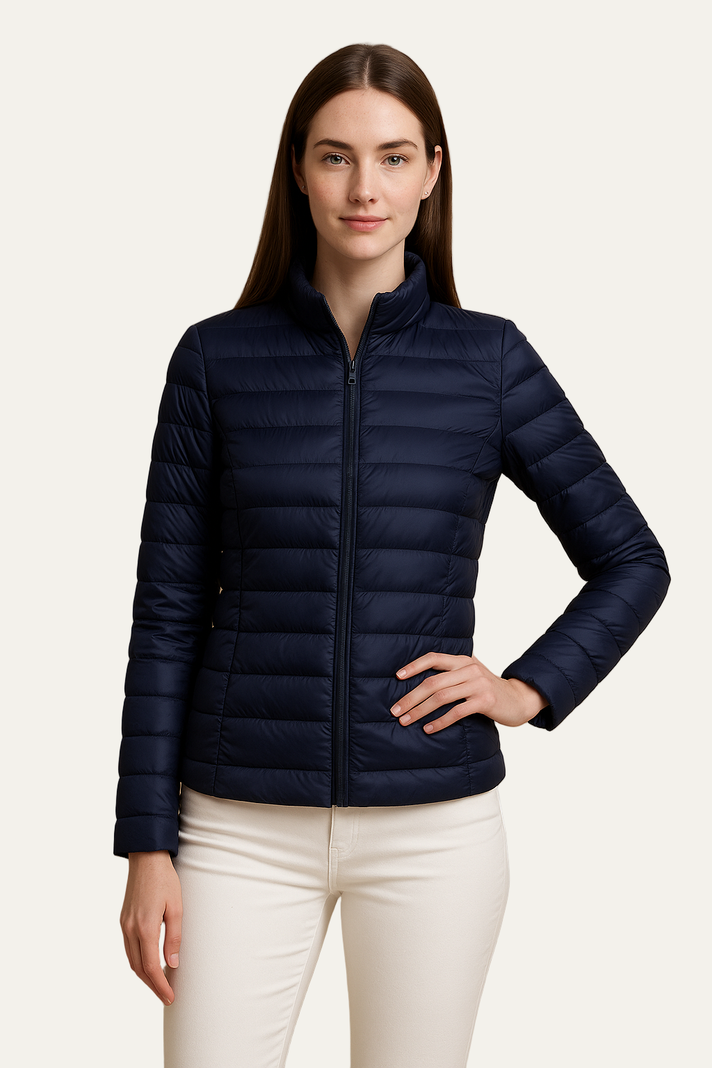 VogeLuxe | Women’s Ultralight Fitted Puffer Jacket