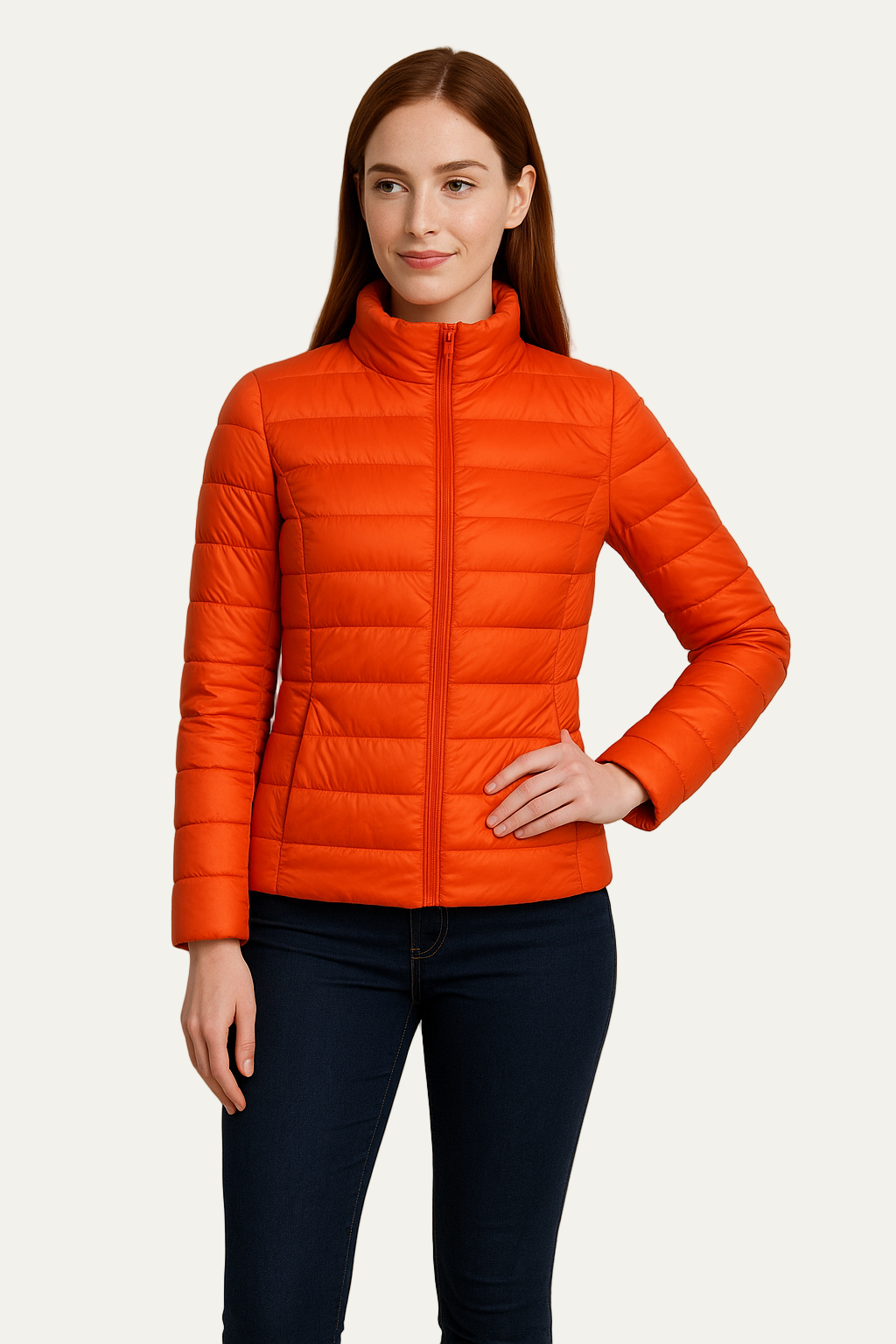VogeLuxe | Women’s Ultralight Fitted Puffer Jacket