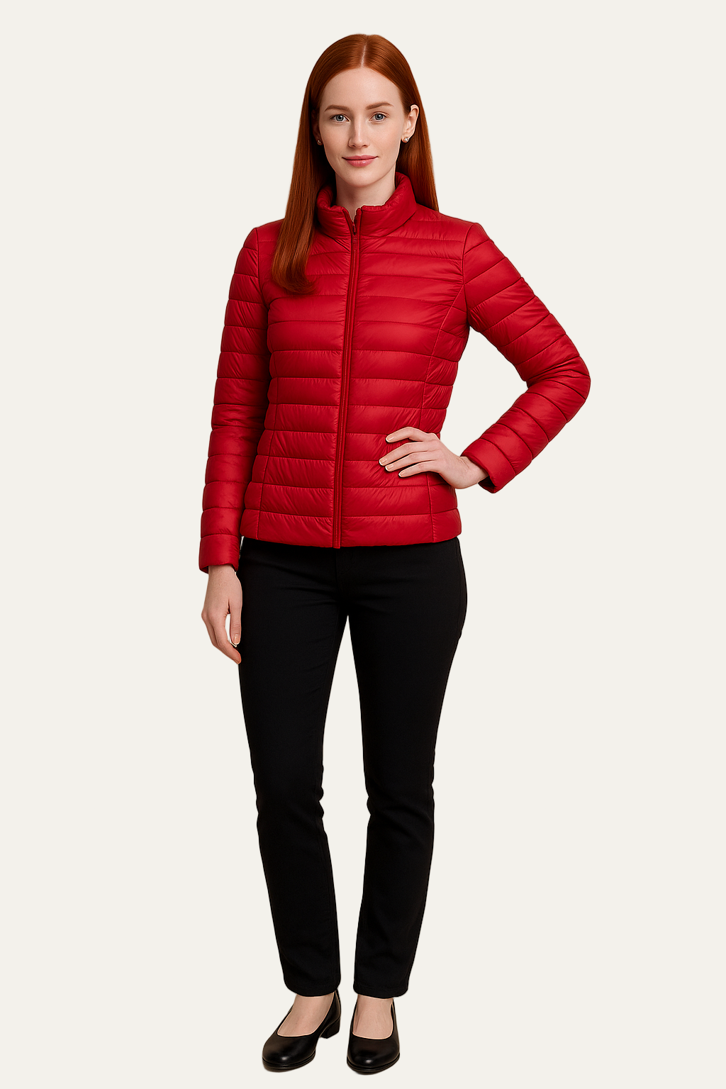 VogeLuxe | Women’s Ultralight Fitted Puffer Jacket