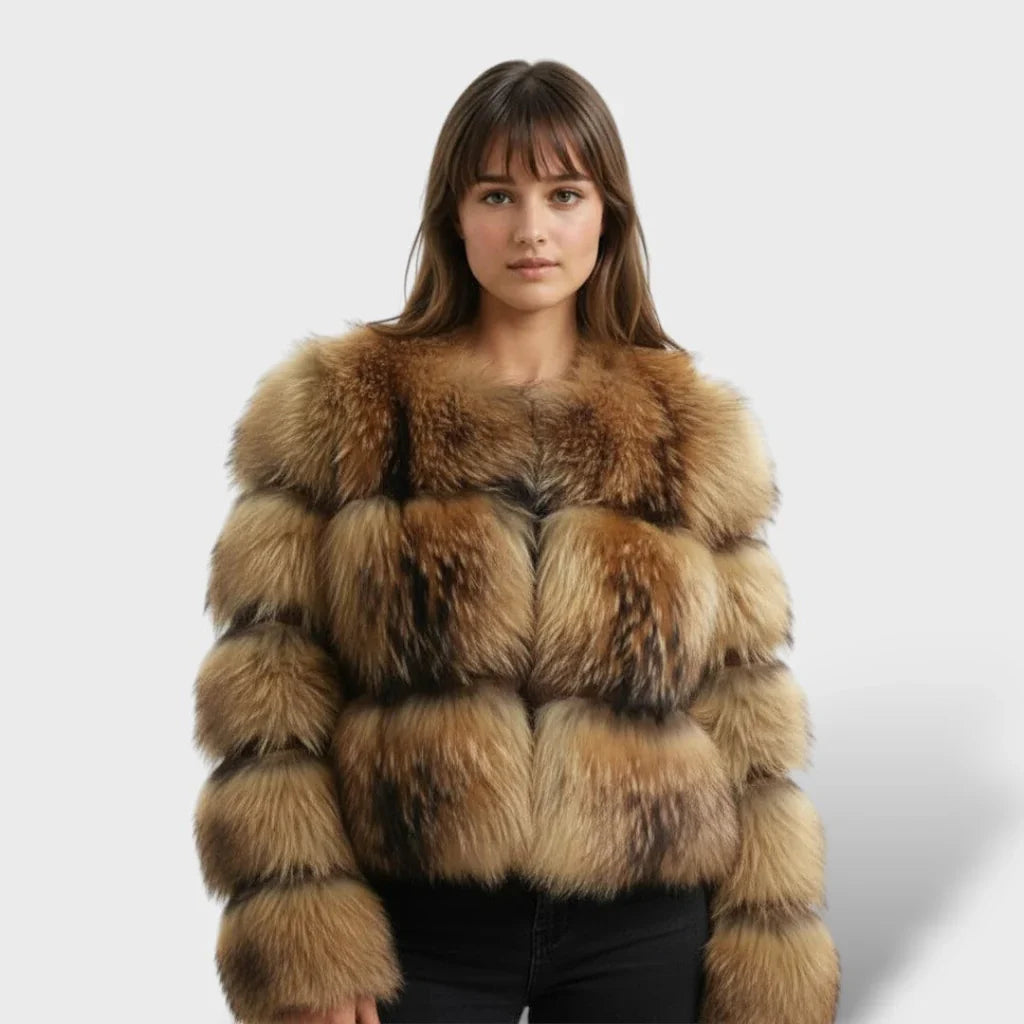 Luxurious Faux Fur Parka Coat - VogeLuxe
