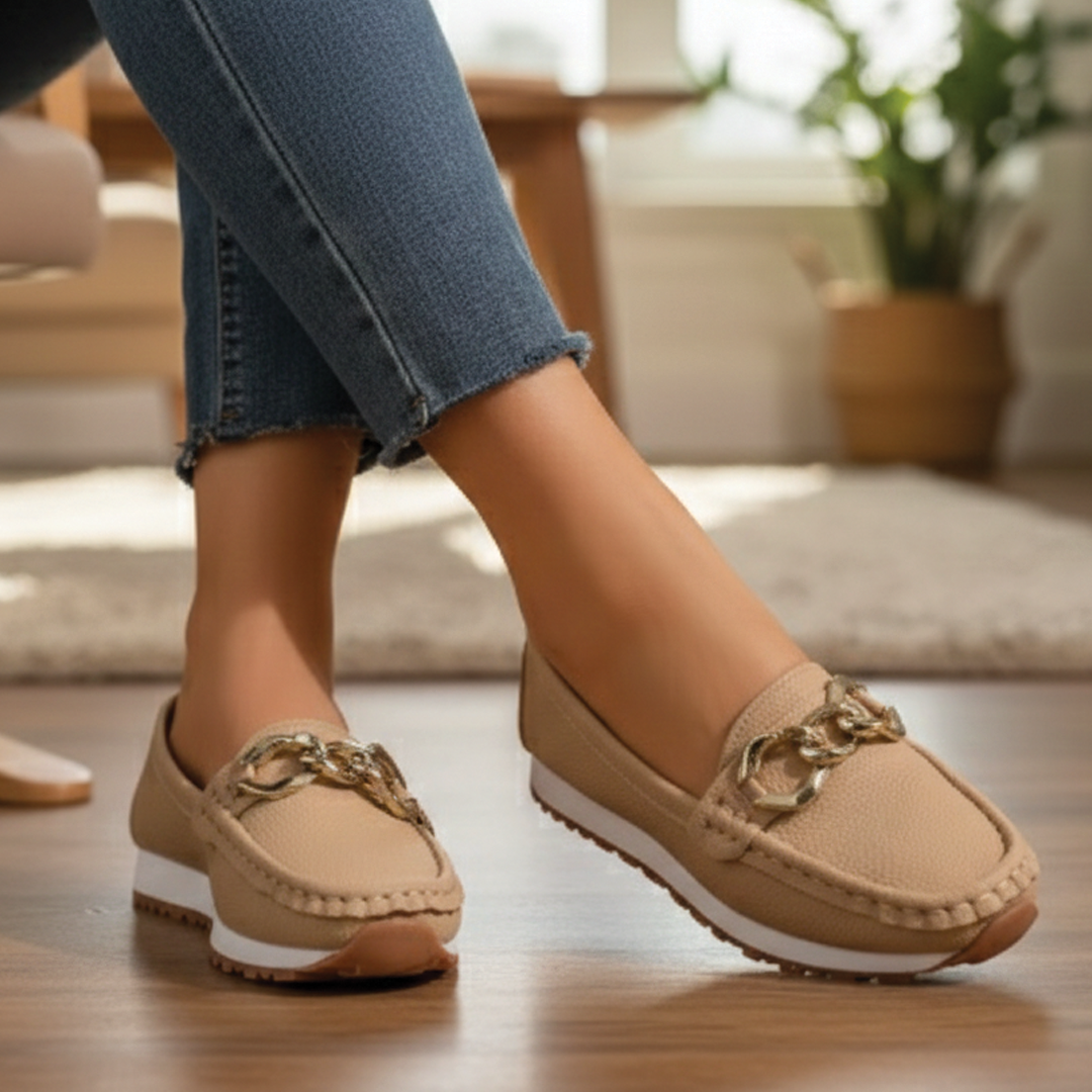 Ladies Slip On Comfortable Loafers Shoes - BritishElegance