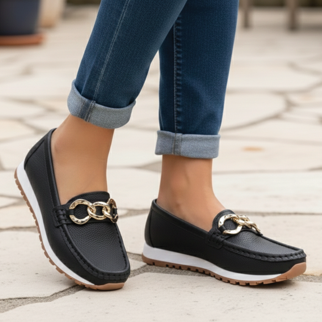 Ladies Slip On Comfortable Loafers Shoes