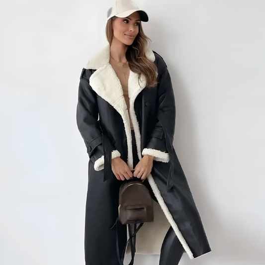 Warm Plush Women's Teddy Parka Coat - VogeLuxe