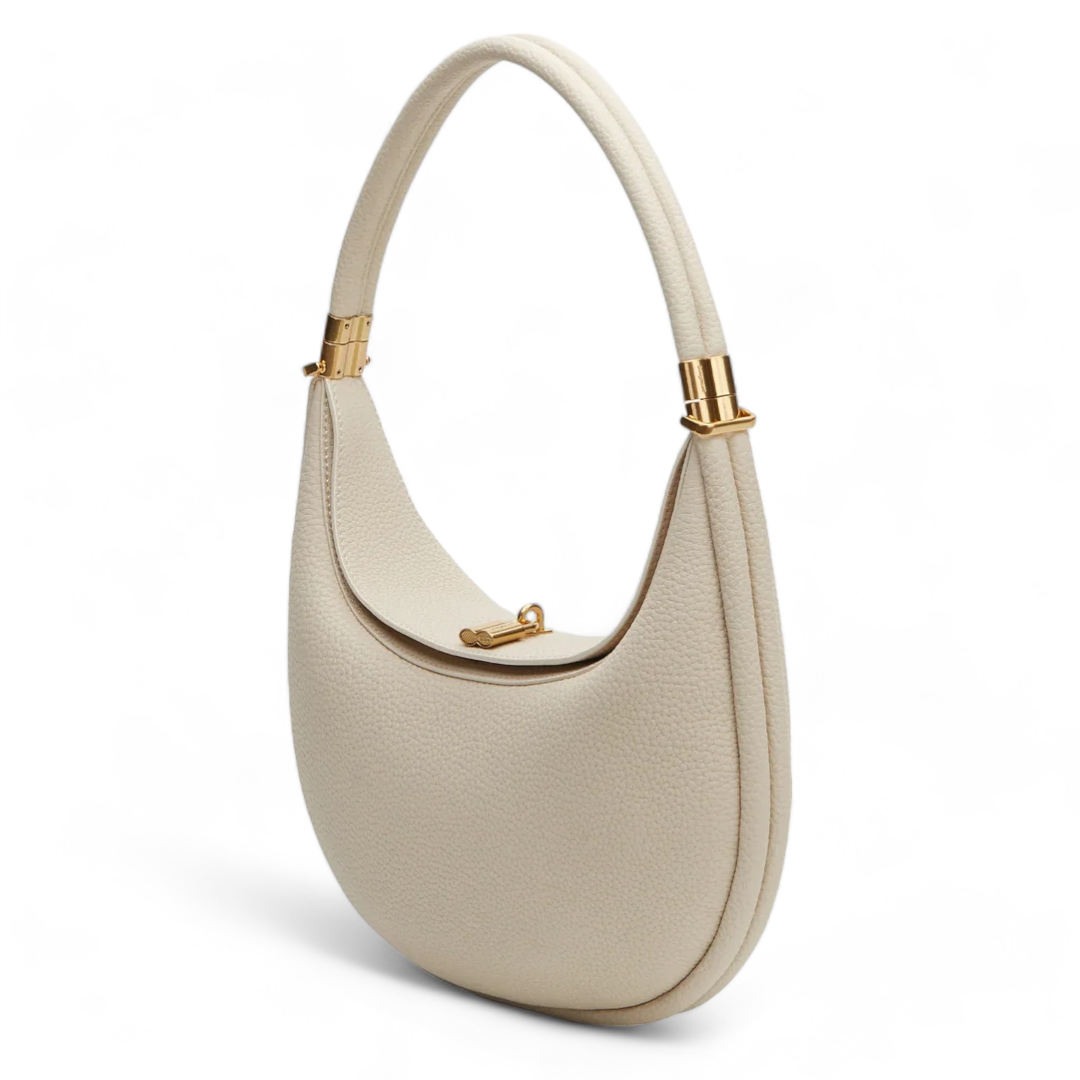 Classic Curved Shoulder Bag for Daily Wear