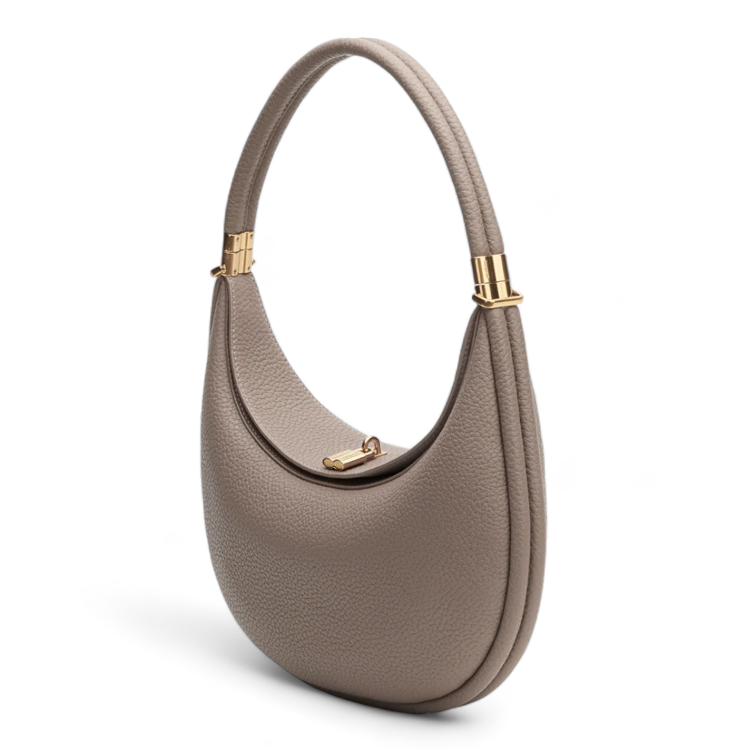 Classic Curved Shoulder Bag for Daily Wear