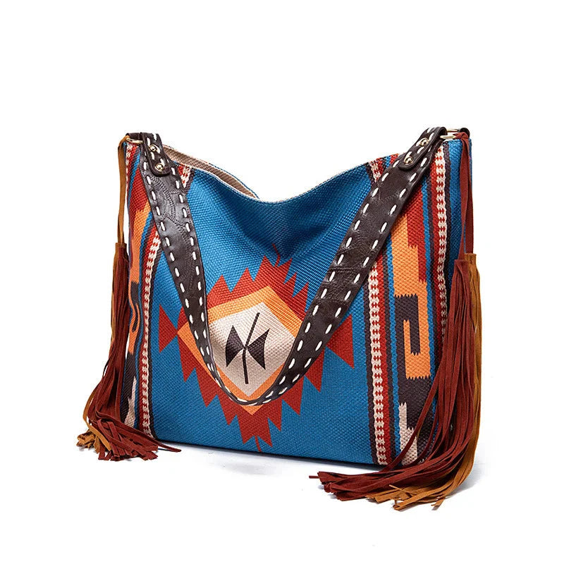 Bohemian Woven Tote Shoulder Bag
