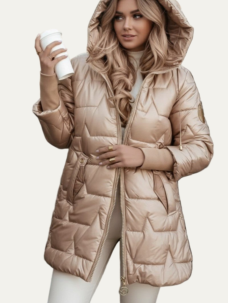 Women's Hooded Puffer Jacket 0
