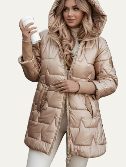Women's Hooded Puffer Jacket 0