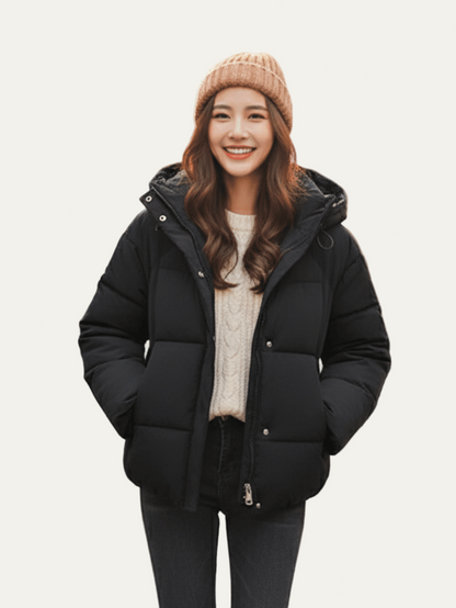 Women’s Hooded Puffer Jacket 0