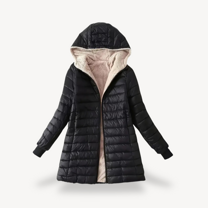 VogeLuxe | Women’s Soft Hooded Warm Coat