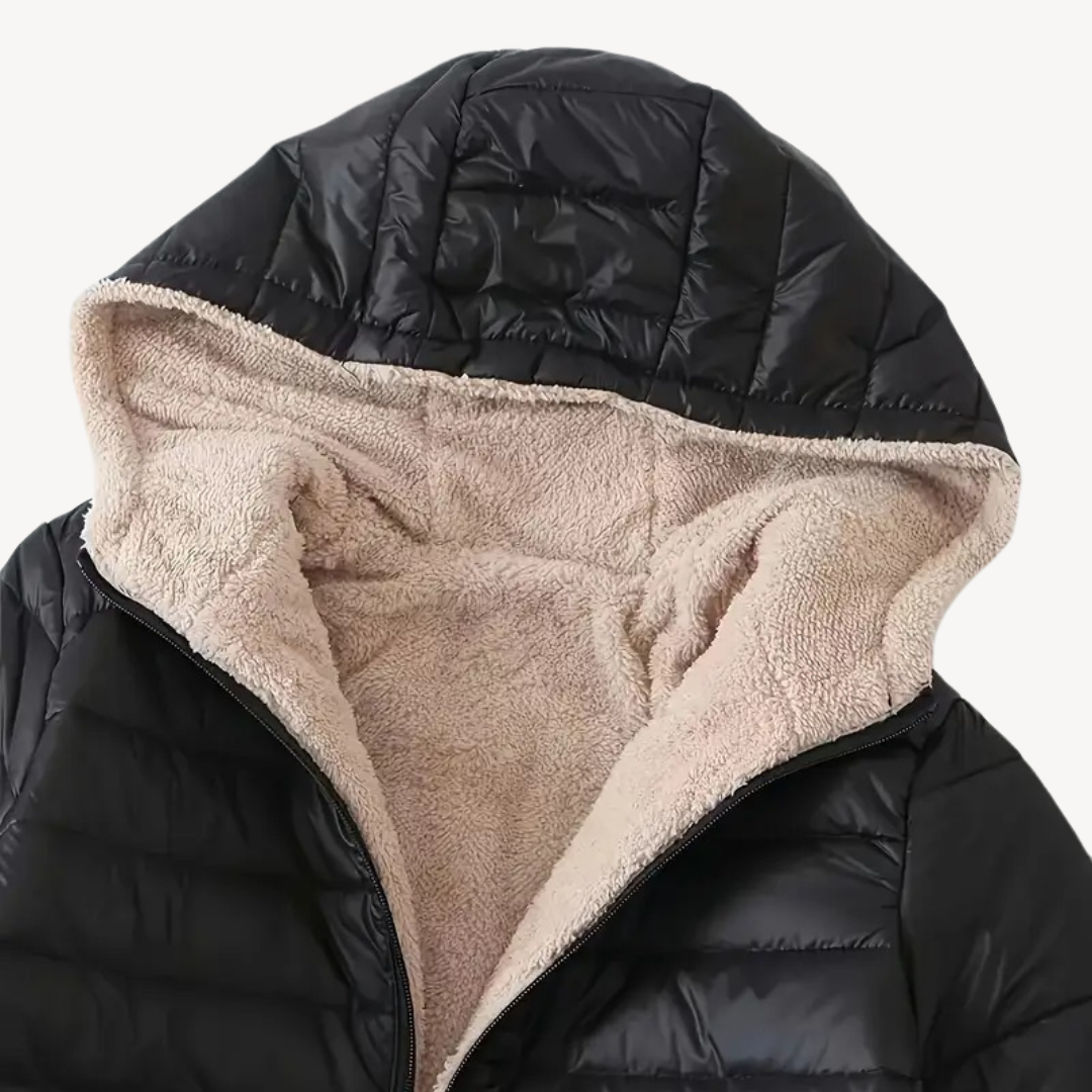 VogeLuxe | Women’s Soft Hooded Warm Coat