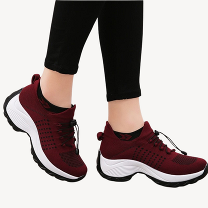 VogeLuxe | Women’s Orthopedic Platform Walking Sneakers