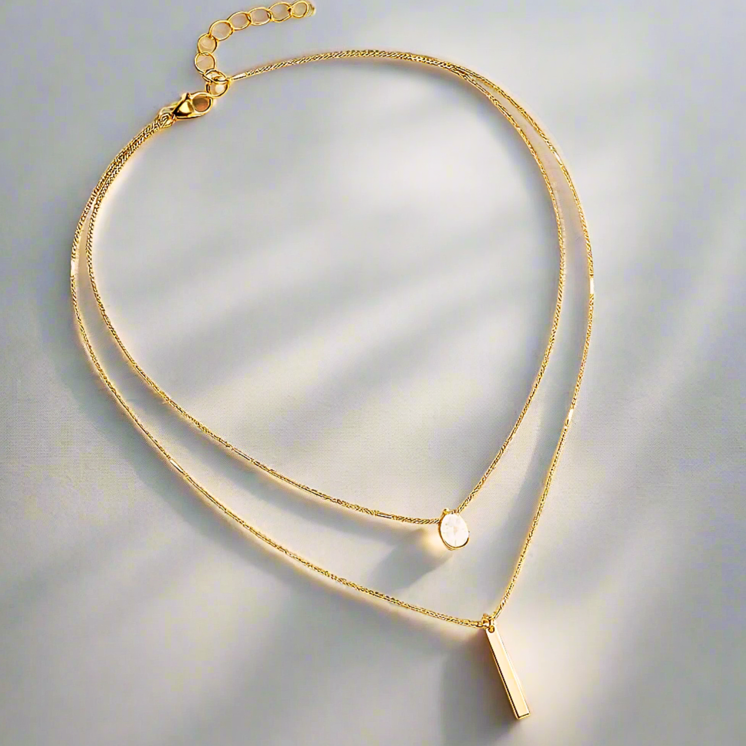 Fashionable Multi Layer Pendant Necklace - VogeLuxe