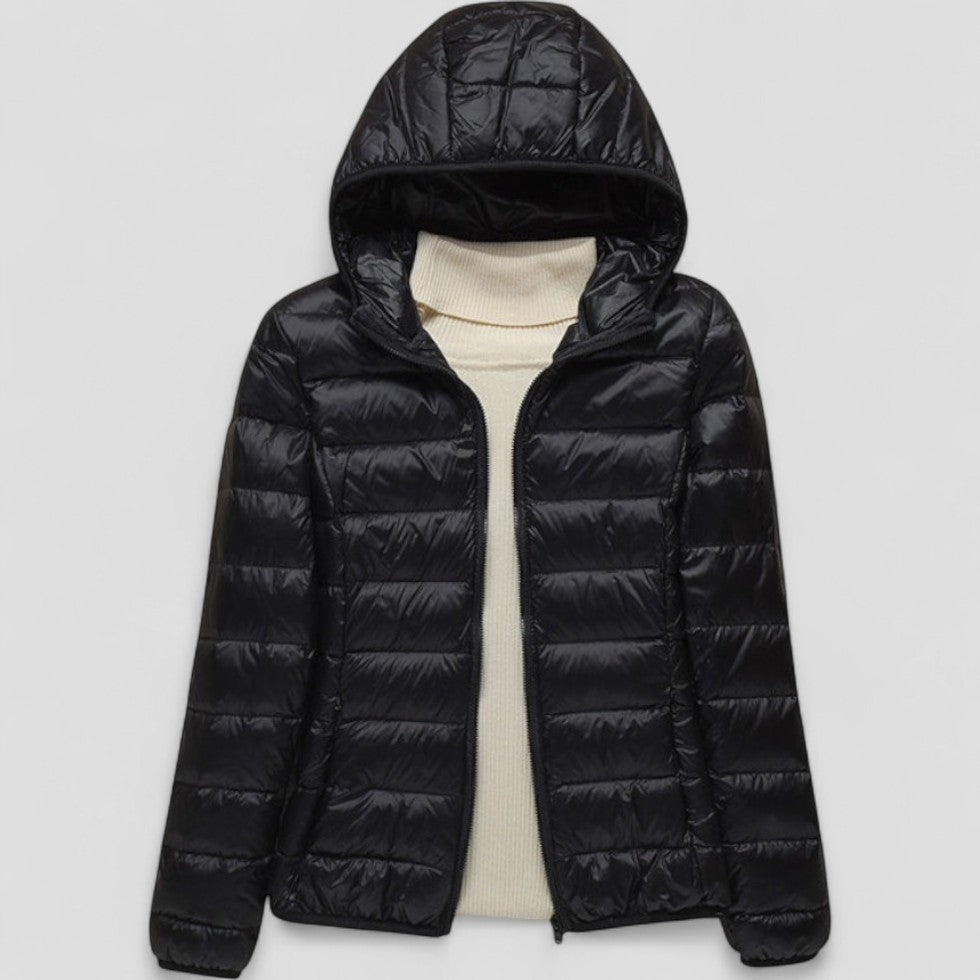 Women’s Lightweight Puffer Jacket with Hood