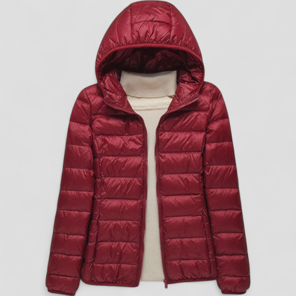Women’s Lightweight Puffer Jacket with Hood