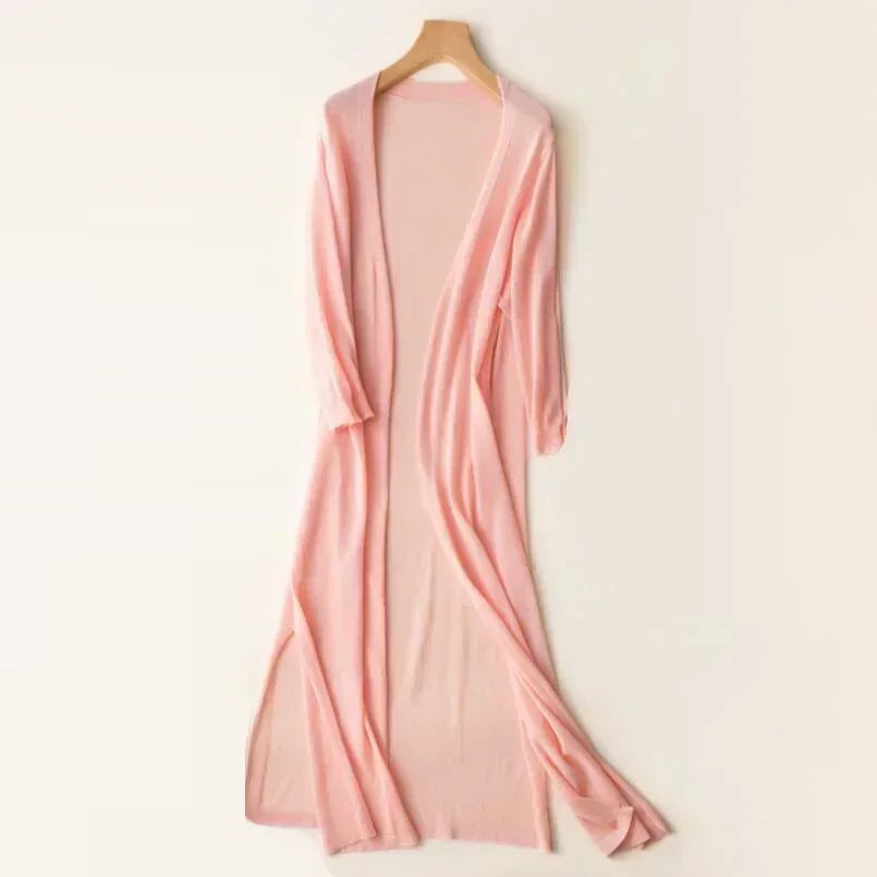 Ladies' Oversized Cozy Open Cardigan
