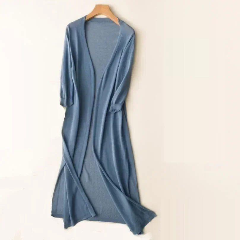 Ladies' Oversized Cozy Open Cardigan