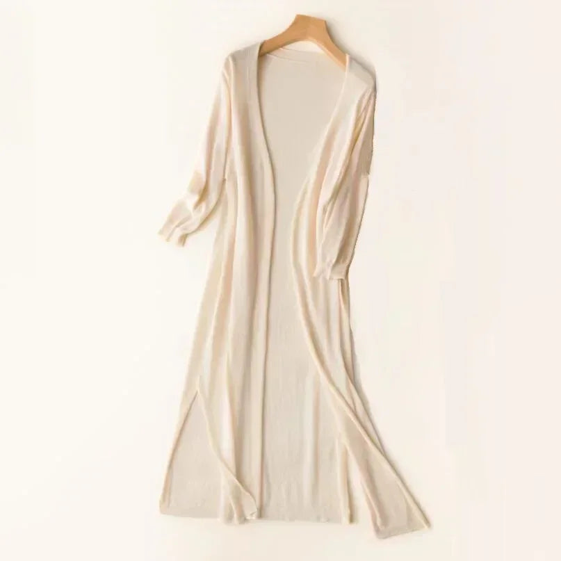 Ladies' Oversized Cozy Open Cardigan
