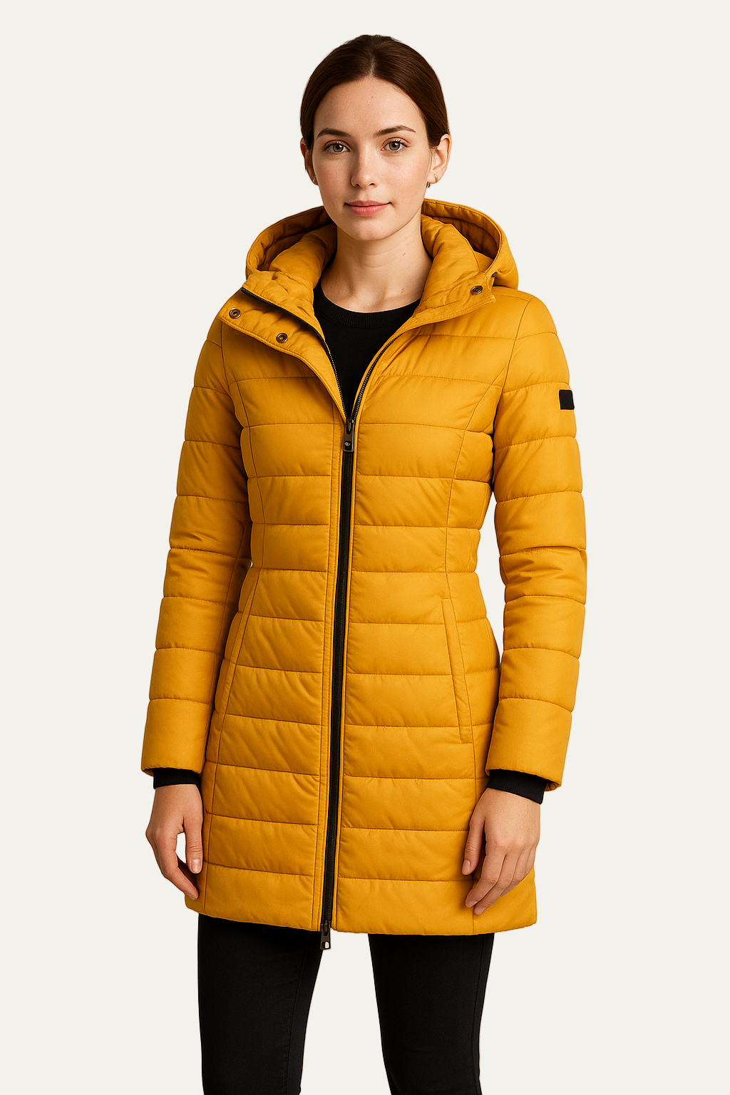 VogeLuxe | Women’s Faux Fur Lined Hooded Puffer Coat