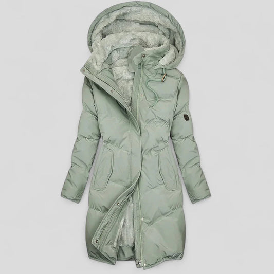 Warm Women's Parka Quilted Winter Jacket - VogeLuxe