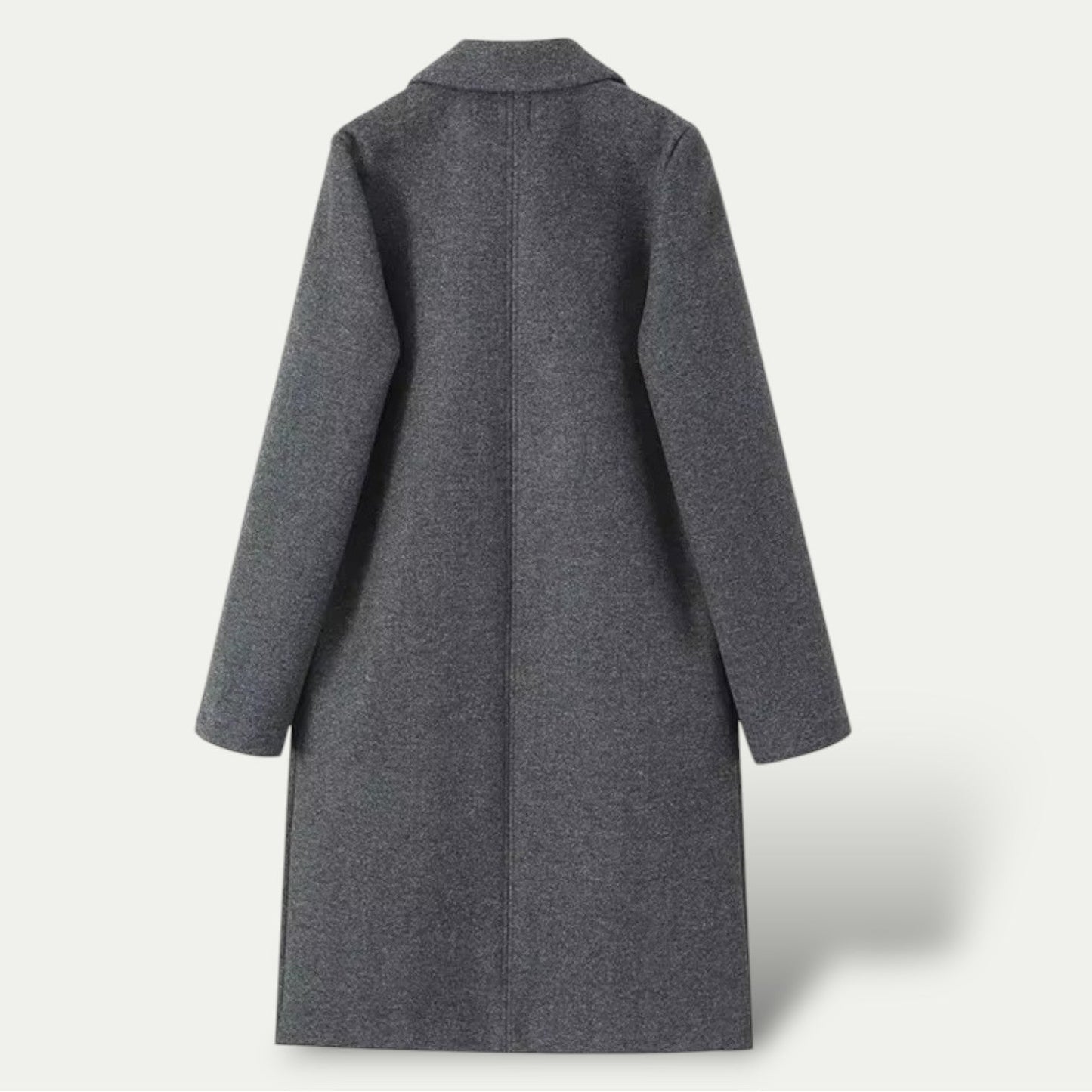 Women’s Long Trench Coat – Classic Tailored Overcoat 1
