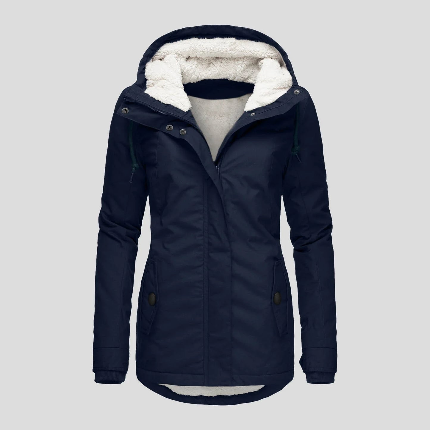 Warm Waterproof Women's Parka Hooded Winter Coat