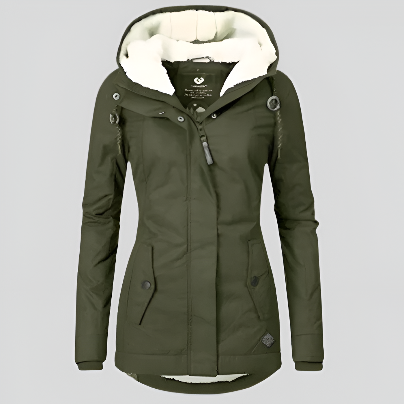 Warm Waterproof Women's Parka Hooded Winter Coat