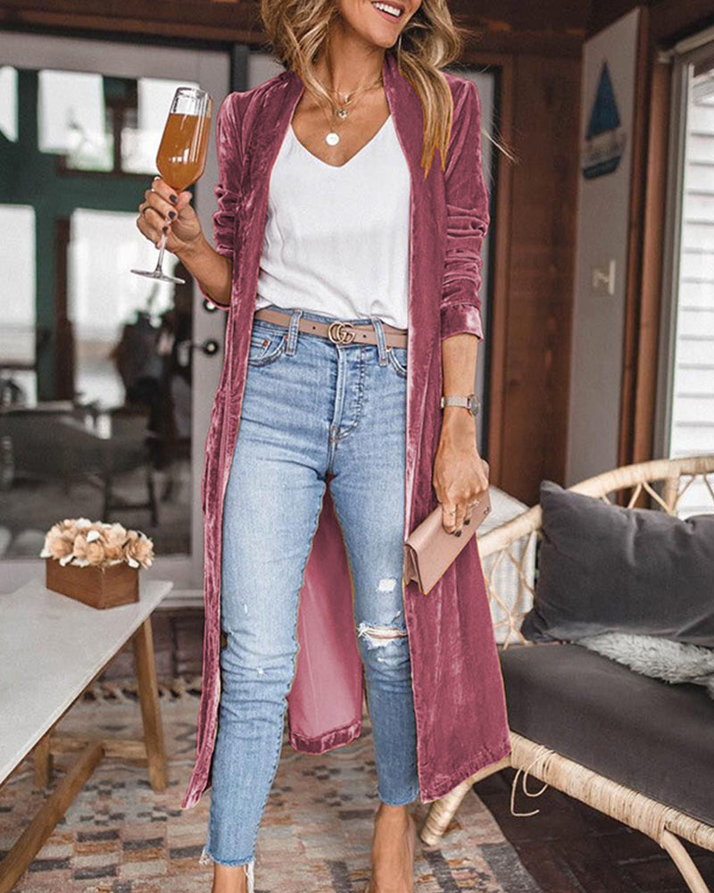 Women's Oversized Open Front Cardigan Sweater