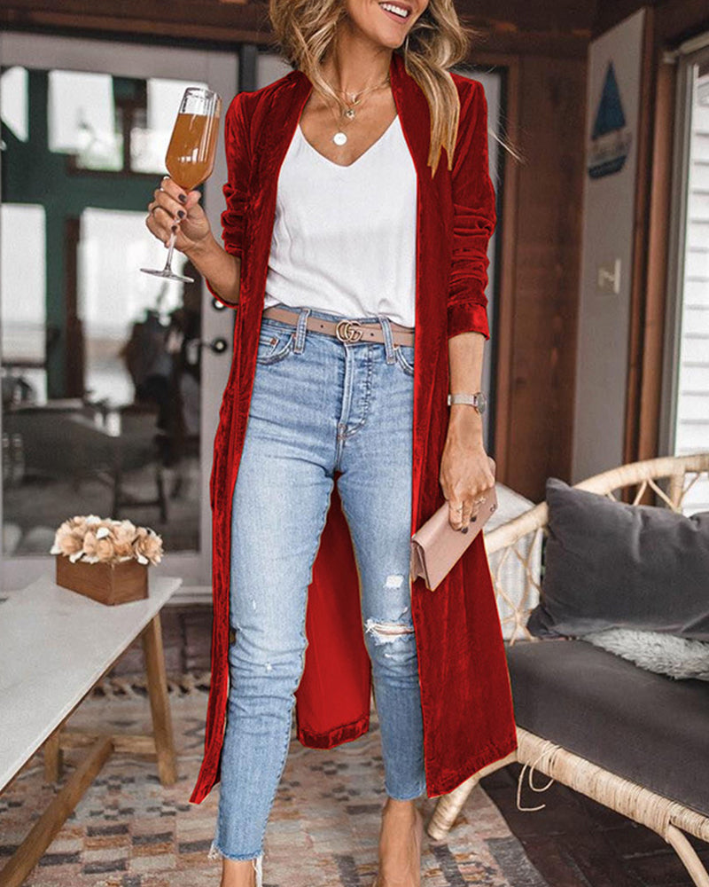 Women's Oversized Open Front Cardigan Sweater