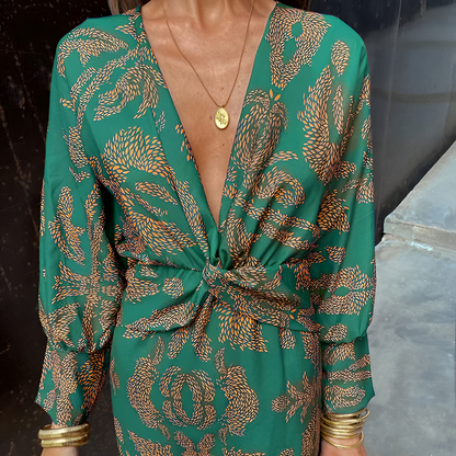 Elegant Long A-Line Party Dress for Women