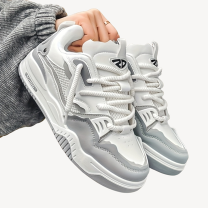 VogeLuxe | Women’s Patchwork Mesh Sneakers