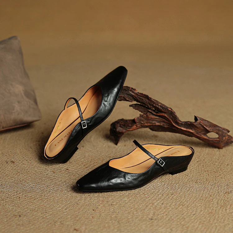 VogeLuxe | Women’s Genuine Leather Pointed Toe Shoes