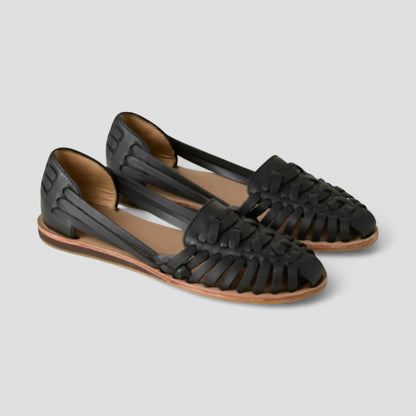 Women's Orthopedic Woven Leather Sandals for Everyday Comfort