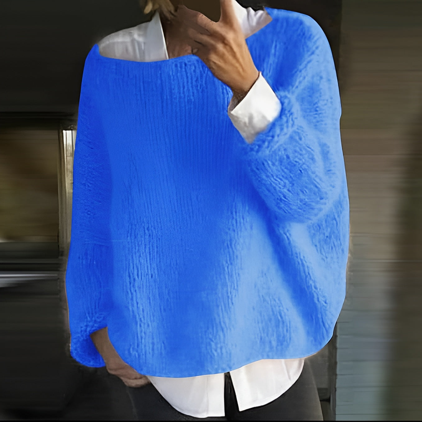 Women's Large Chunky Warm Cable Sweater