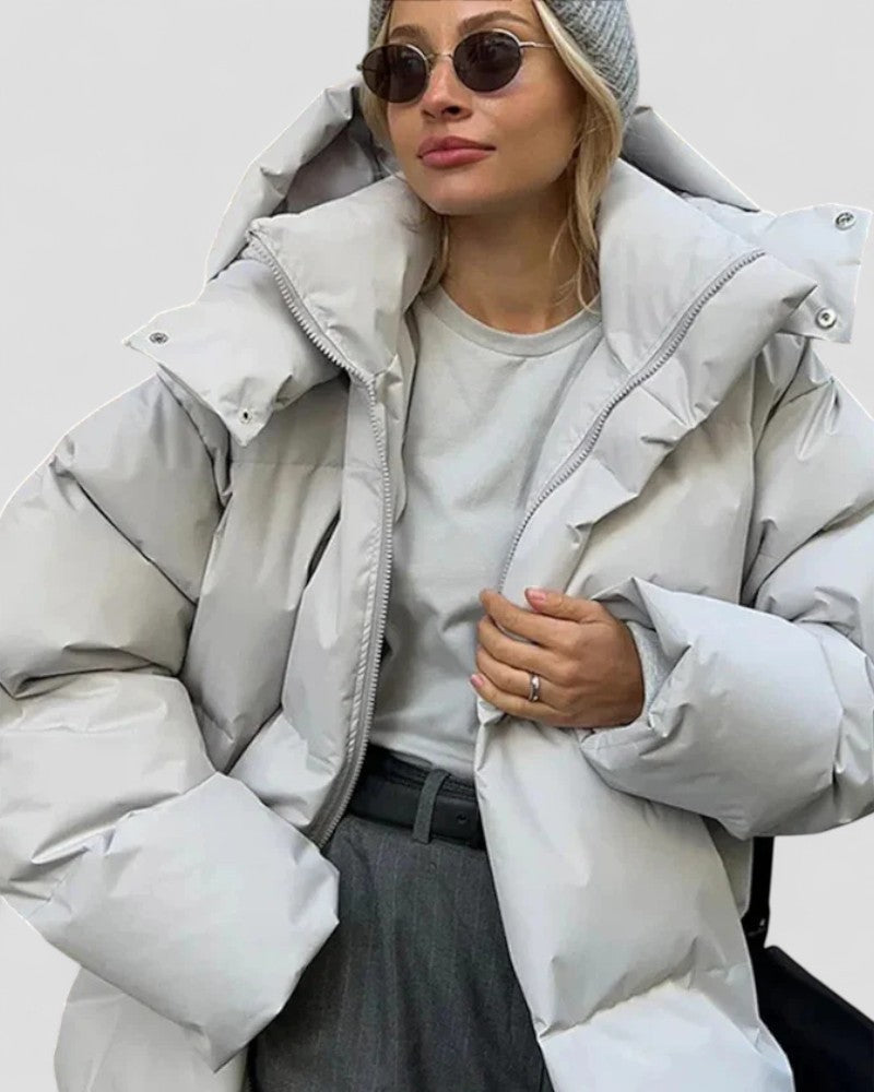 VogeLuxe | Women’s Hooded Cotton Padded Puffer Jacket