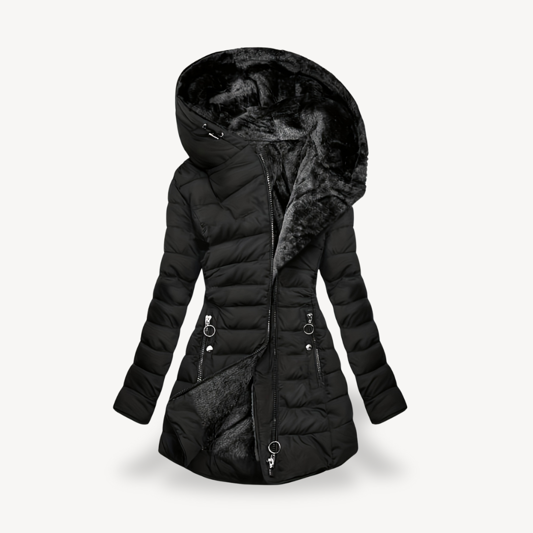 VogeLuxe | Women’s Slim Fit Plush Padded Jacket