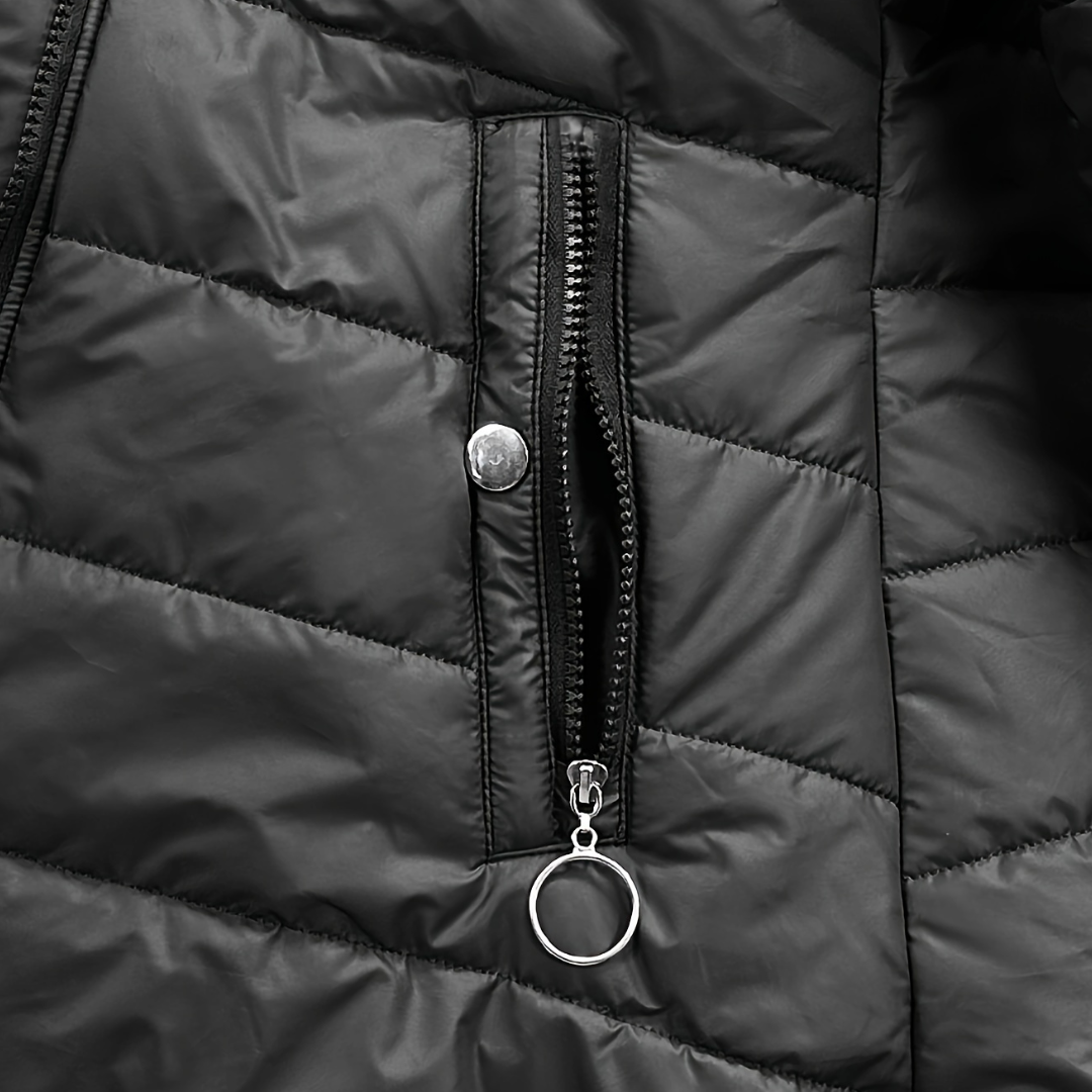 VogeLuxe | Women’s Slim Fit Plush Padded Jacket