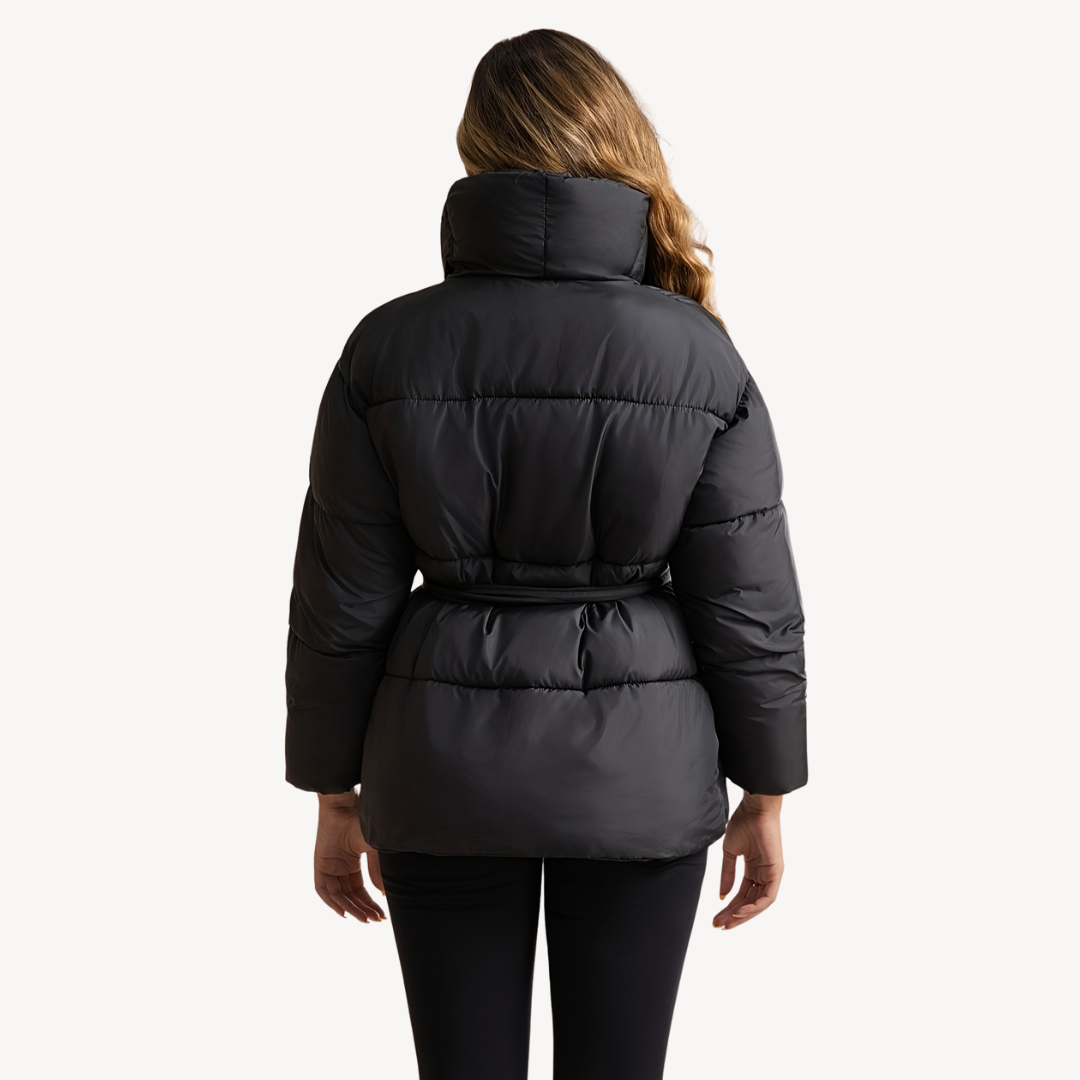 VogeLuxe | Women’s Black Bubble Puffer Jacket