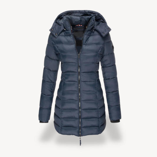 VogeLuxe | Women’s Slim Hooded Padded Jacket