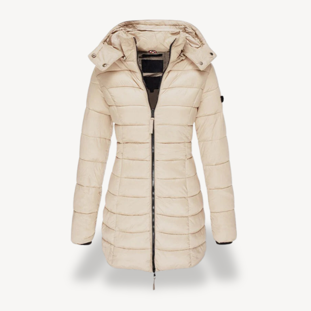 VogeLuxe | Women’s Slim Hooded Padded Jacket