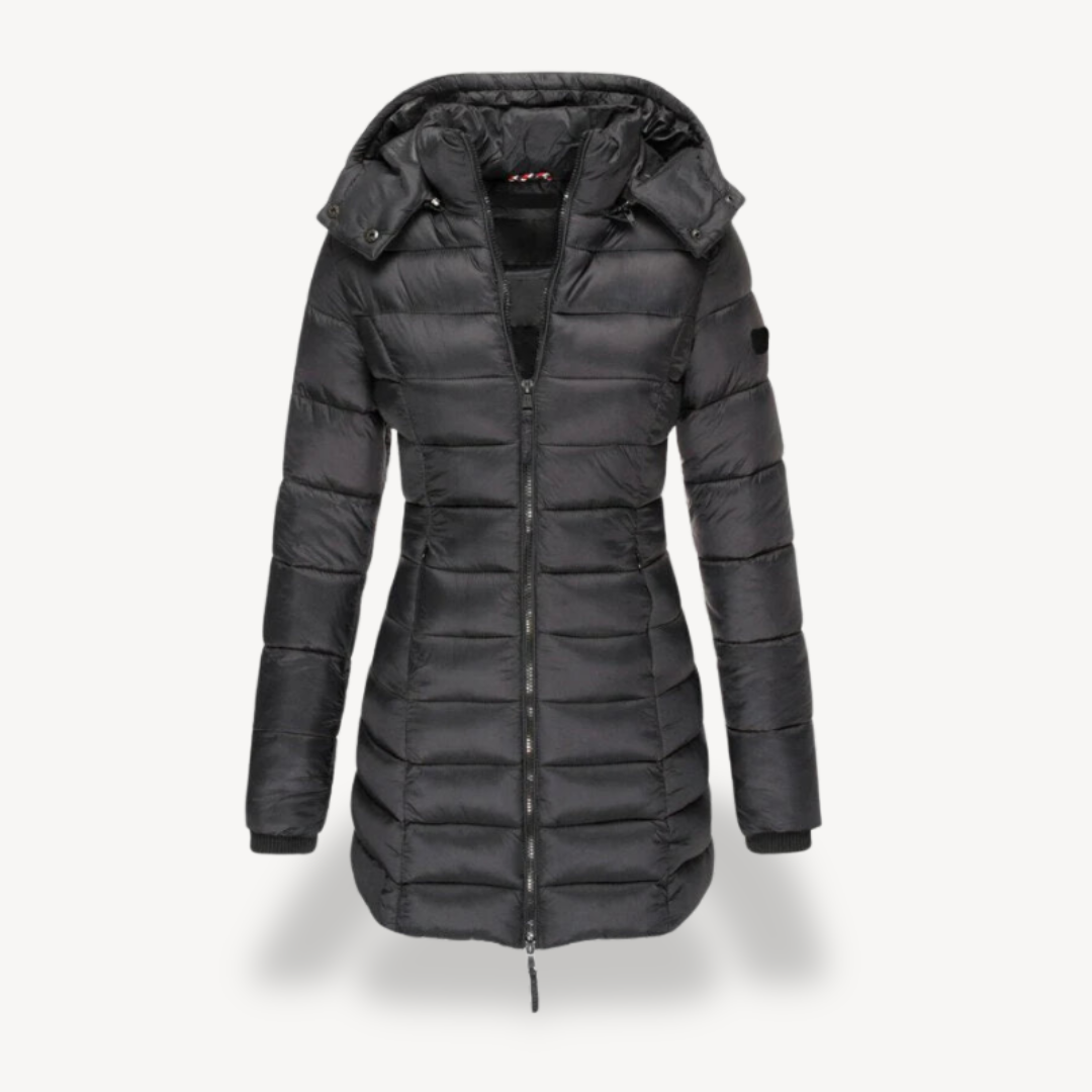 VogeLuxe | Women’s Slim Hooded Padded Jacket