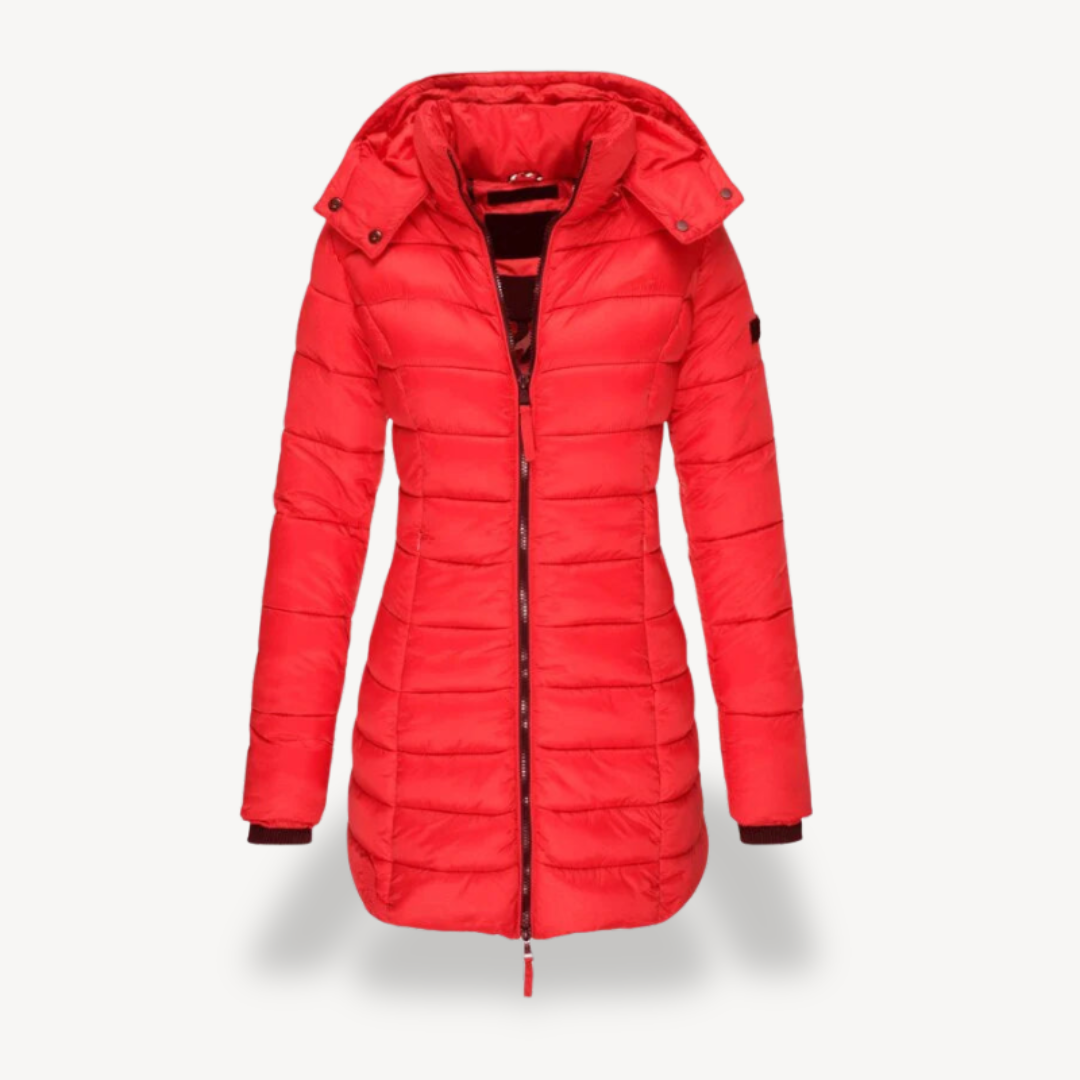 VogeLuxe | Women’s Slim Hooded Padded Jacket