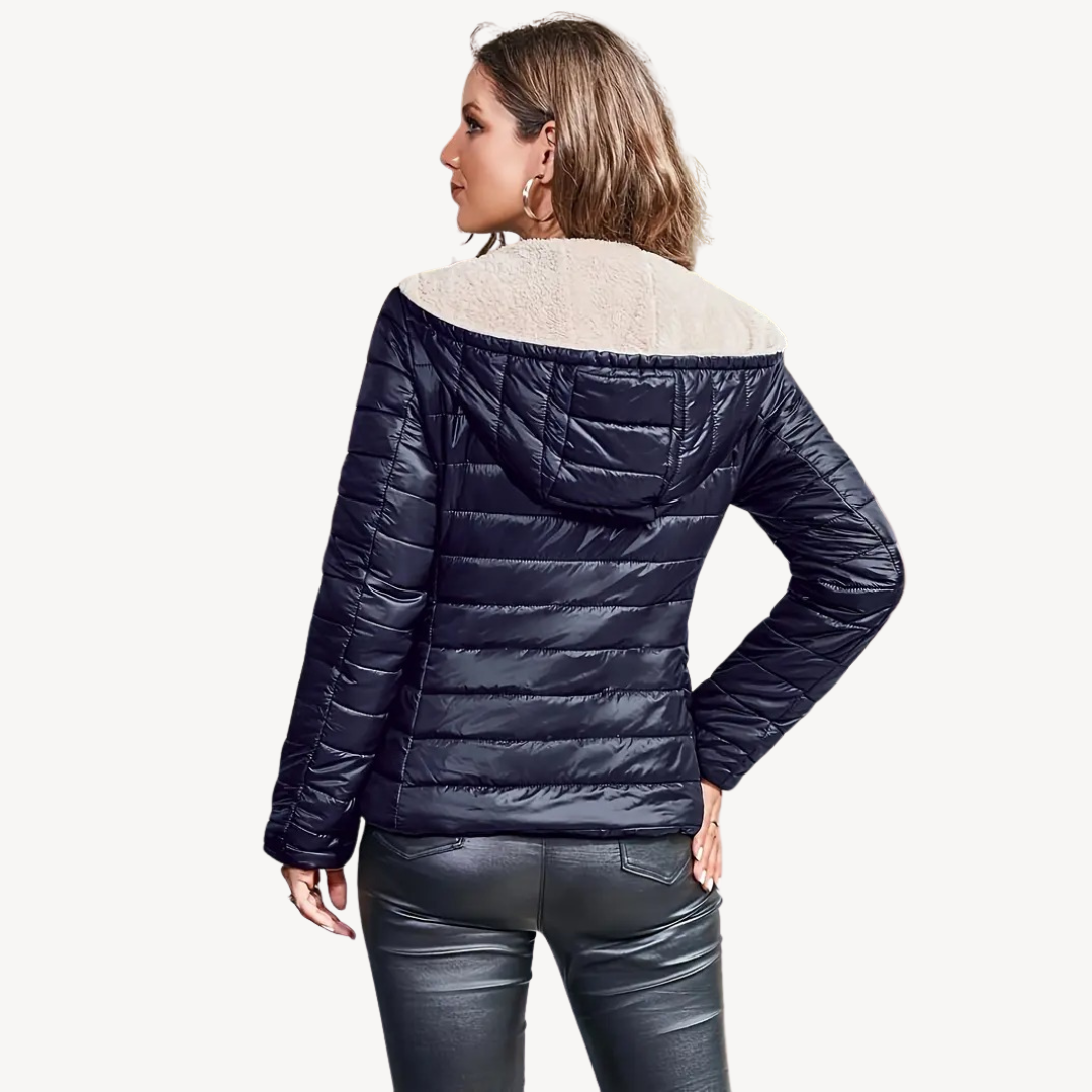 VogeLuxe | Women’s Ultra Light Hooded Puffer Jacket