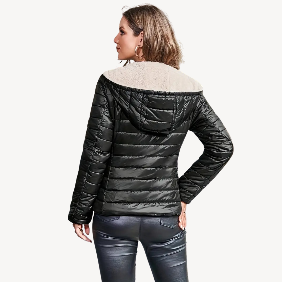 VogeLuxe | Women’s Ultra Light Hooded Puffer Jacket