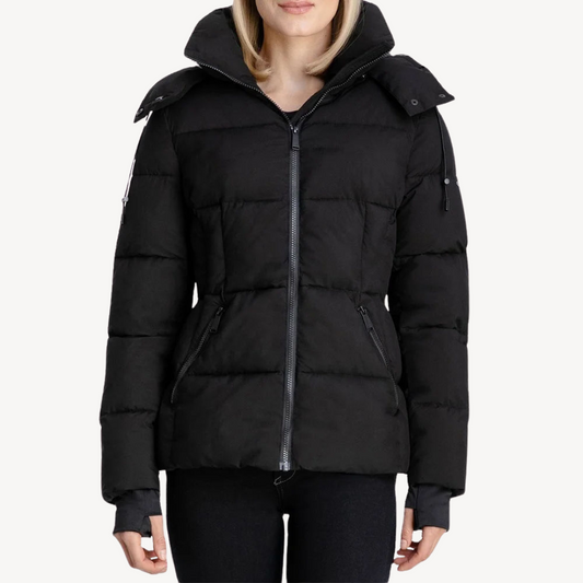 VogeLuxe | Women’s Faux Hooded Puffer Jacket