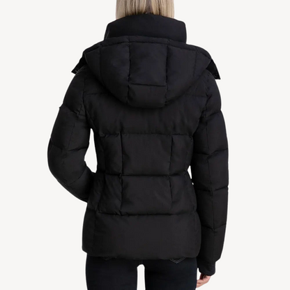 VogeLuxe | Women’s Faux Hooded Puffer Jacket