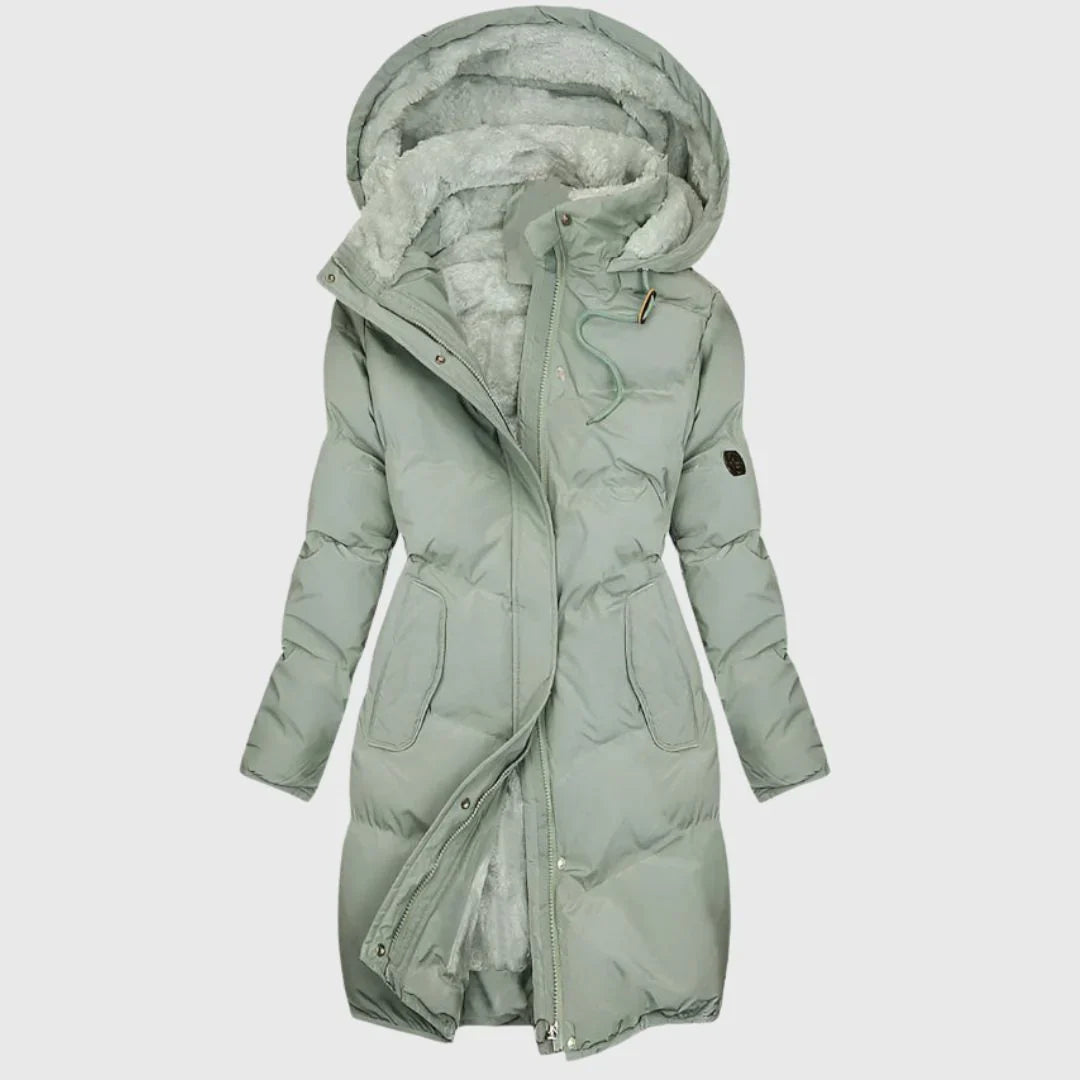 Ladies Warm Padded Parka Jacket - VogeLuxe
