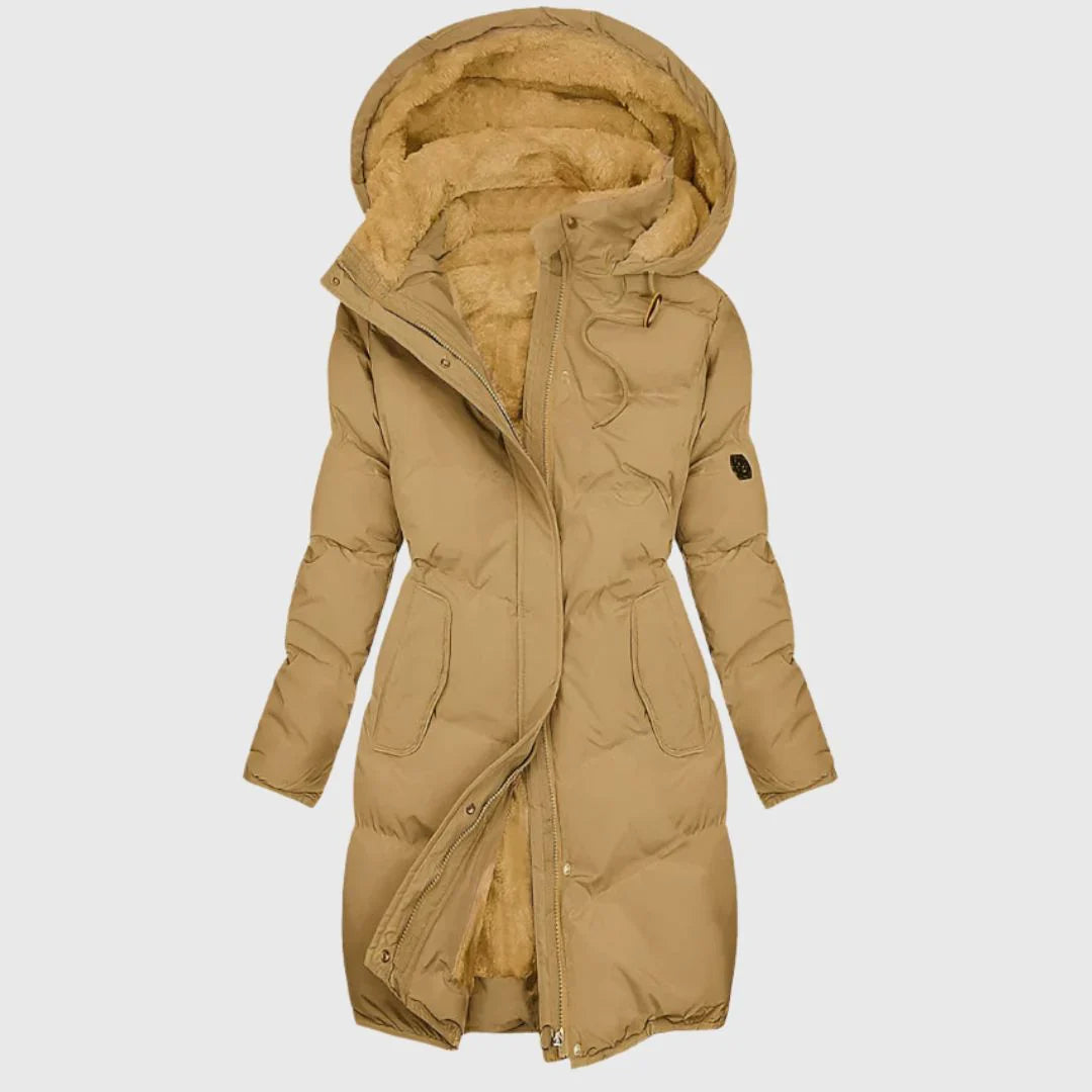 Ladies Warm Padded Parka Jacket