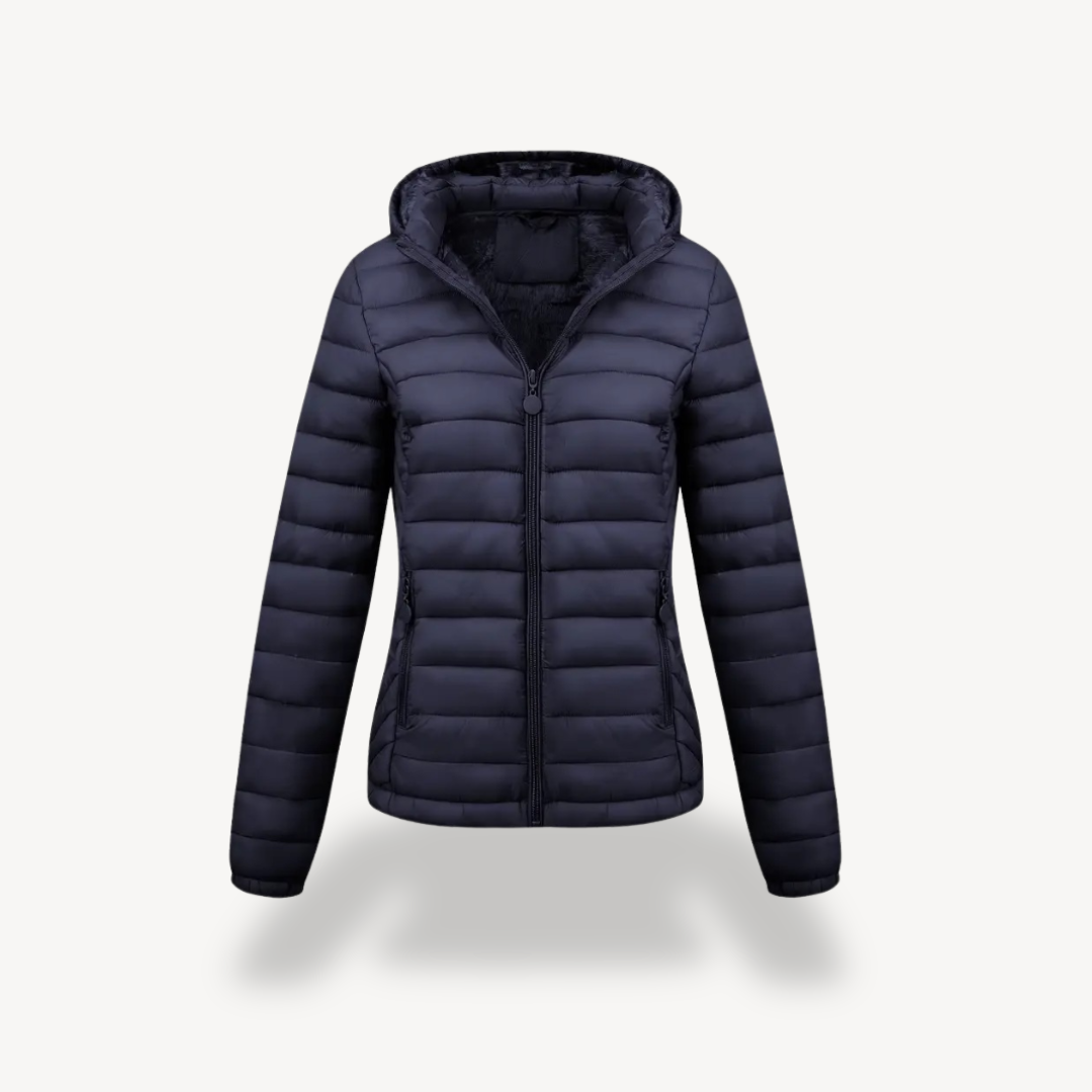 VogeLuxe | Women’s Lightweight Hooded Down Jacket