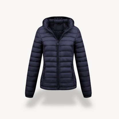 VogeLuxe | Women’s Lightweight Hooded Down Jacket